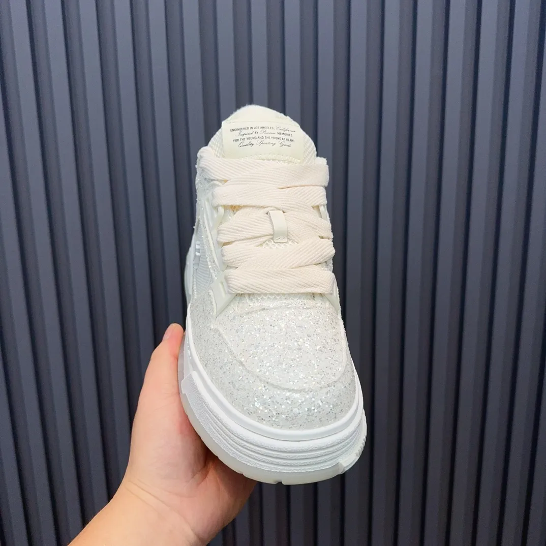 Men's shoes 💰660💰 AMIRI AMIRI trendy brand hot sale 🔥 Available all year round, couples 💑 Official website synchronization Imported fabrics 1⃣️ vs 1⃣️ replica, original factory special original sole, 35-45 (45. non-refundable)